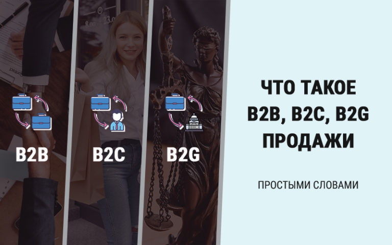 B2B и B2C продажи что это простыми словами